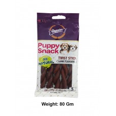 Gnawlers Dog Treats Puppy Snack Twist Stick Lamb 5 In 1 80 Gm